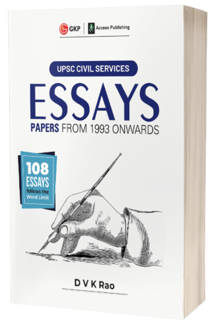 UPSC Civil Services 2023 Essays: Papers from 1993 Onwards by DVK Rao