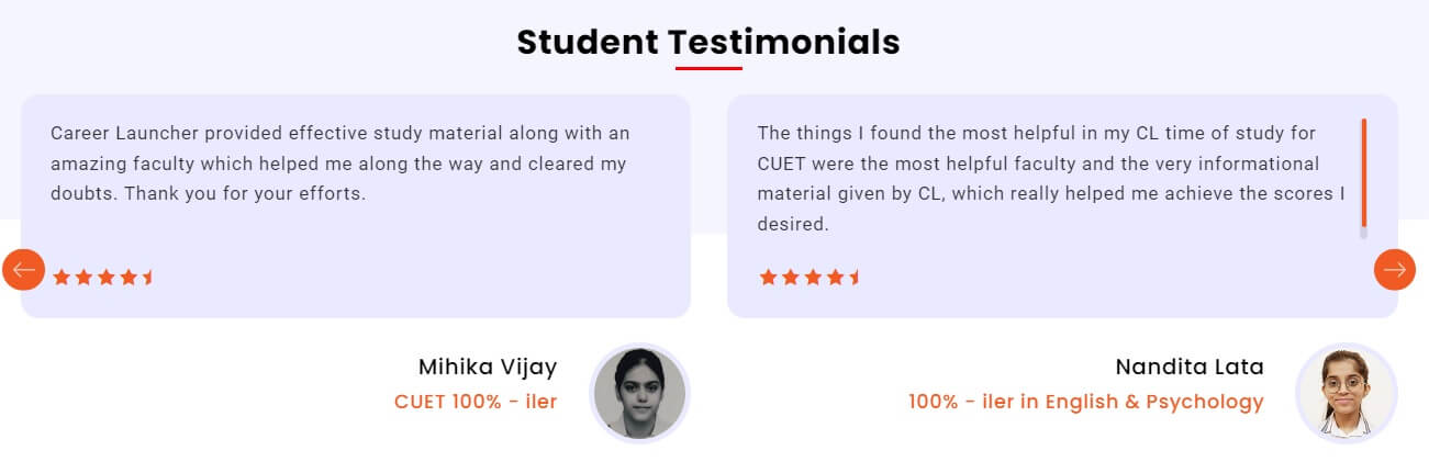 cuet student reviews